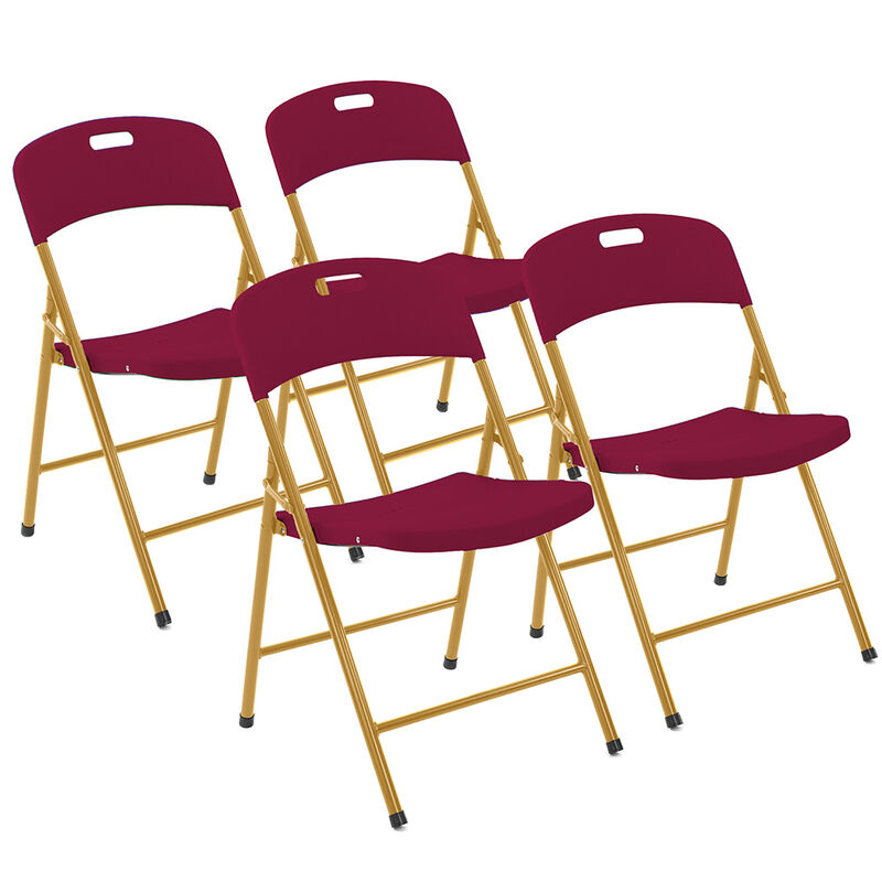 The Rolling Table Sport Edition Folding Chairs, 4-Pack image number 1
