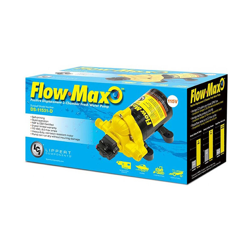 Lippert Flow Max&trade; RV Water Pump - 115V image number 2
