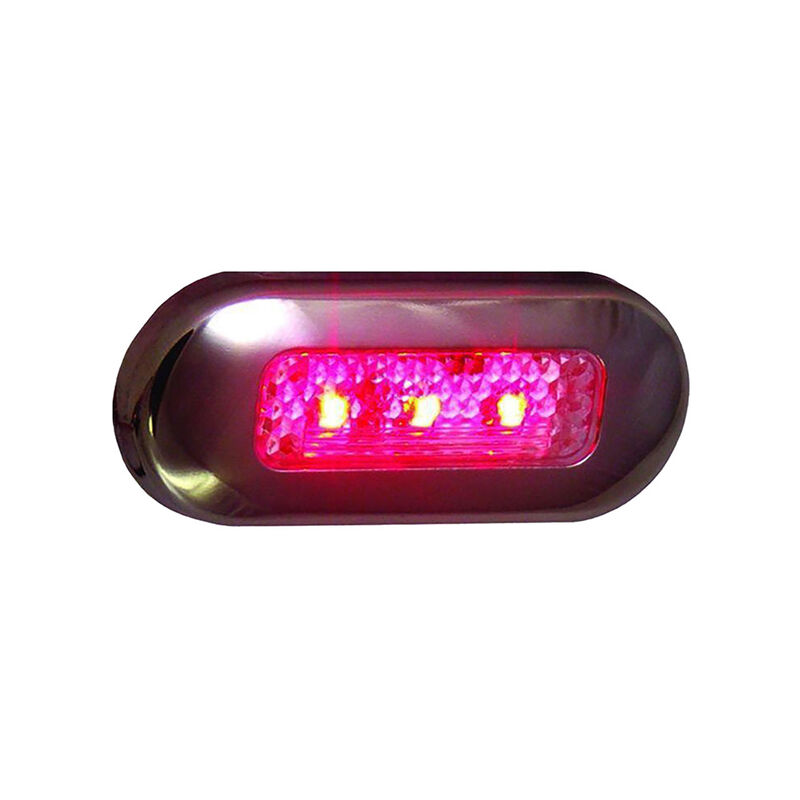 T-H Marine LED Oblong Courtesy Light, Red image number 1