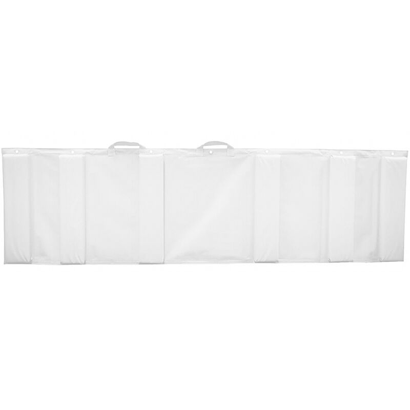 Hull-Saver Vinyl Covered Rafting Fender, White (26"H x 9'L) image number 1