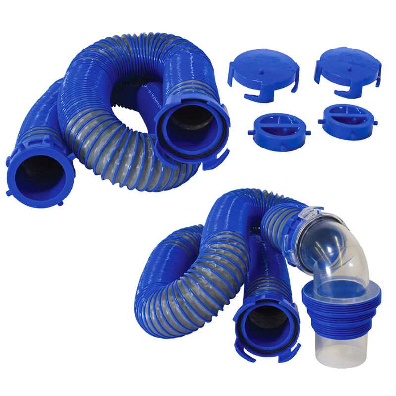 Duraflex Pliable Sewer Hose Kit, 20 Foot Extended Length image number 2
