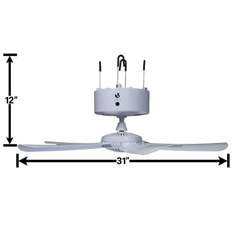 CanopyFan CB305 Canopy Breeze Fan, White image number 14