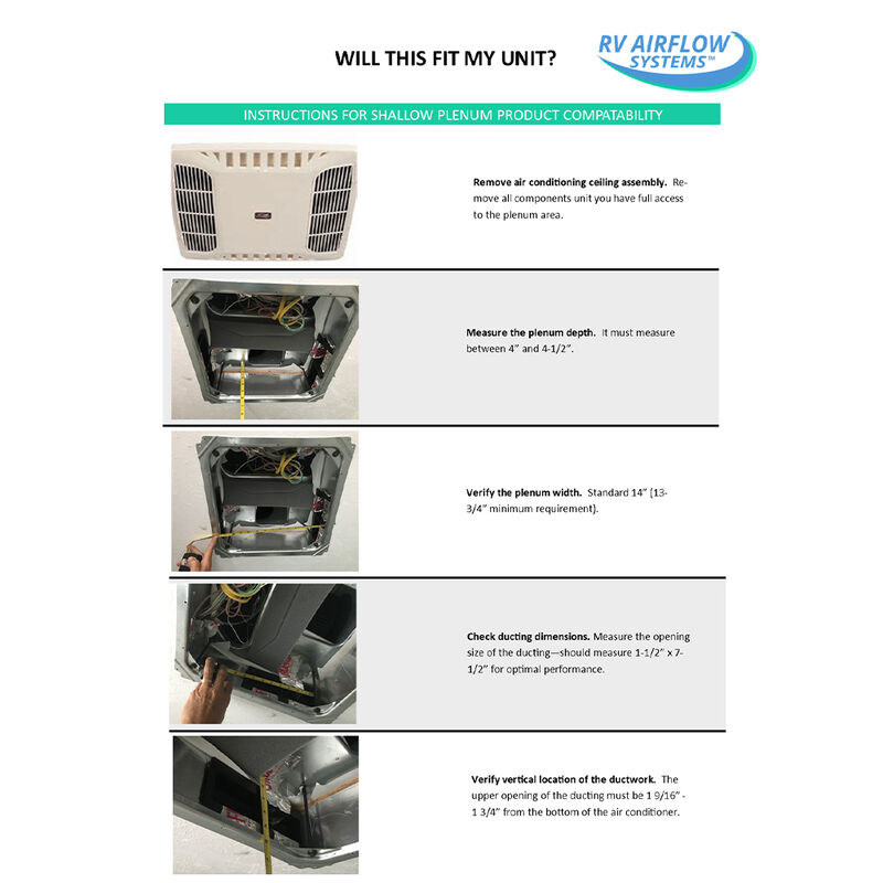 RV Airflow, Rockwood/Flagstaff, Thor Class C with Coleman Mach 3, 10, 15 AC with Air Shower image number 6