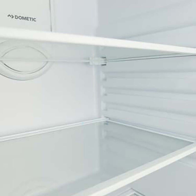 Dometic DMC4101 10 Cubic Foot Dual Compartment 2 Door Refrigerator With Freezer, Black image number 9