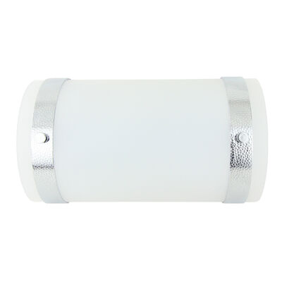 ITC Agile Sconce LED Light, 3000K, Chrome, With Switch