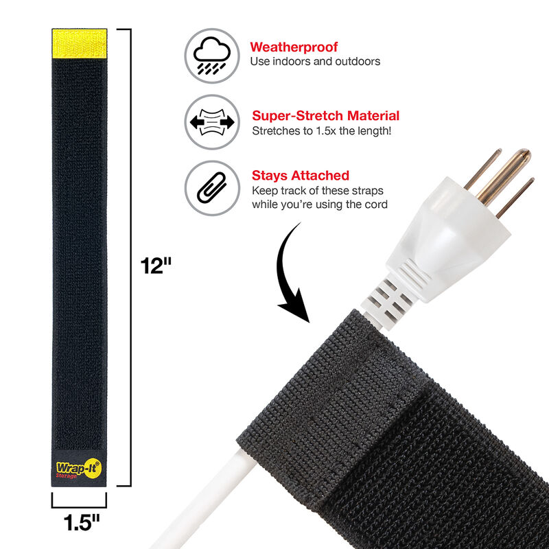 Wrap-It 12" Selfie Straps, 4-Pack image number 4