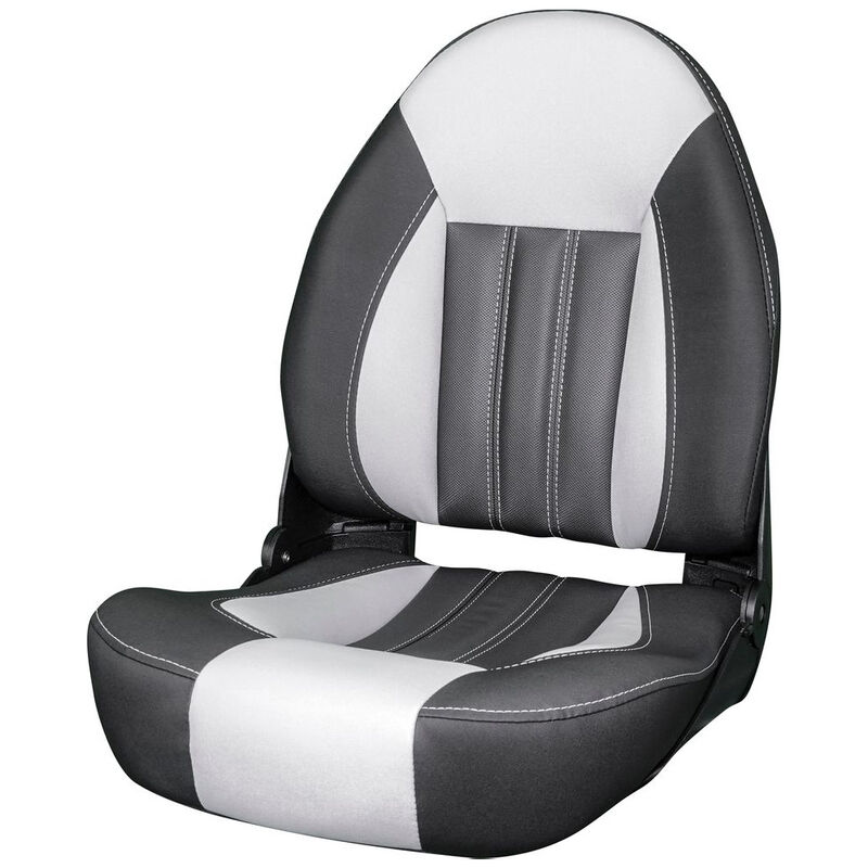 Tempress ProBax Orthopedic Boat Seat, Black/Gray/Carbon image number 1