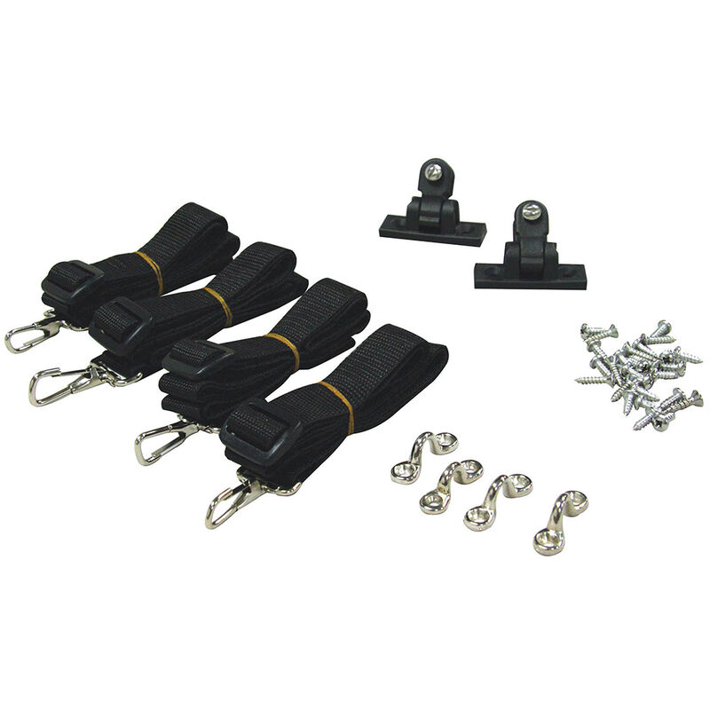 Shademate Bimini Top 3-Bow Aluminum Frame Only, 5'L x 32"H, 67"-72" Wide image number 2