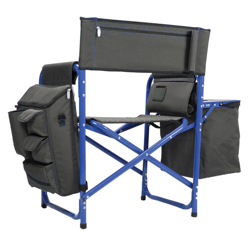 Fusion Chair, Dark Gray with Blue image number 5