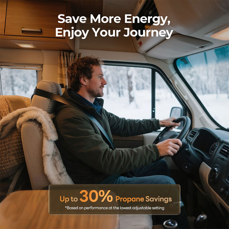 Fogatti 35,000 BTU Gas RV Furnace with Smart Wired Controller image number 10