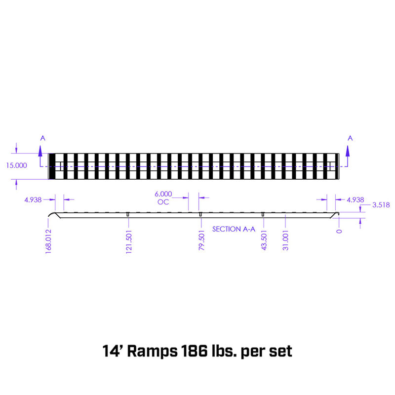 Gen-Y Hitch 6' Aluminum Loading Ramps, Pair image number 9