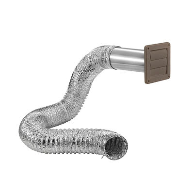 Invision 4" x 5' Through-Wall Vent Kit, Brown