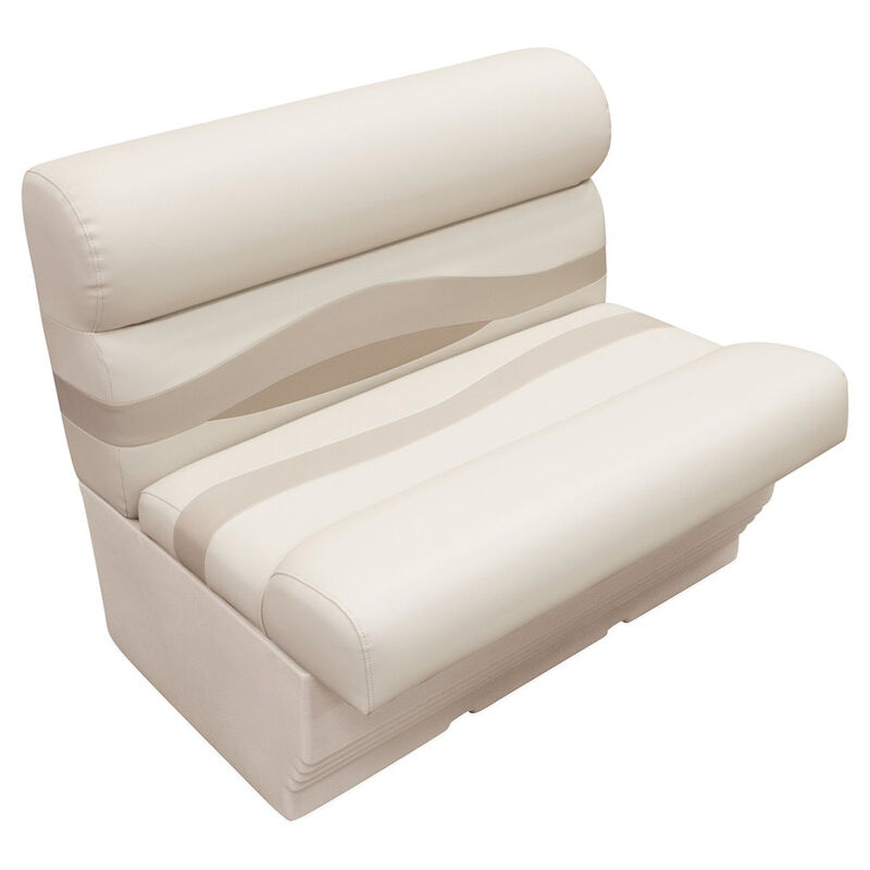 Wise Premier Pontoon 36" Wide Bench Seat with Platinum Base image number 1