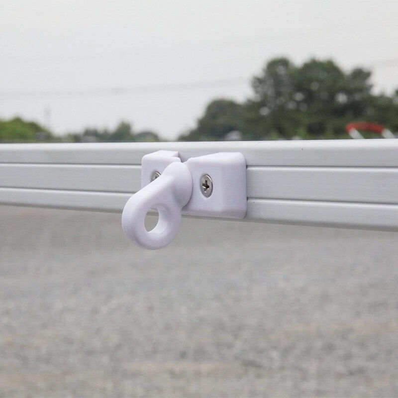 T-H Marine 2-Piece Keyed Fender Holder, White, 2-Pack image number 4