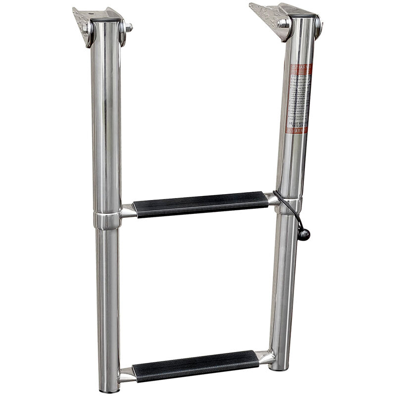 Overton&rsquo;s Over-Platform Telescoping 2-Step Boat Ladder image number 1