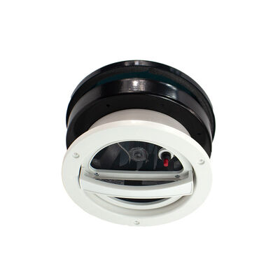 Ventline Roof Vent, 6-1/4" Dia with 12V Fan, Polar White