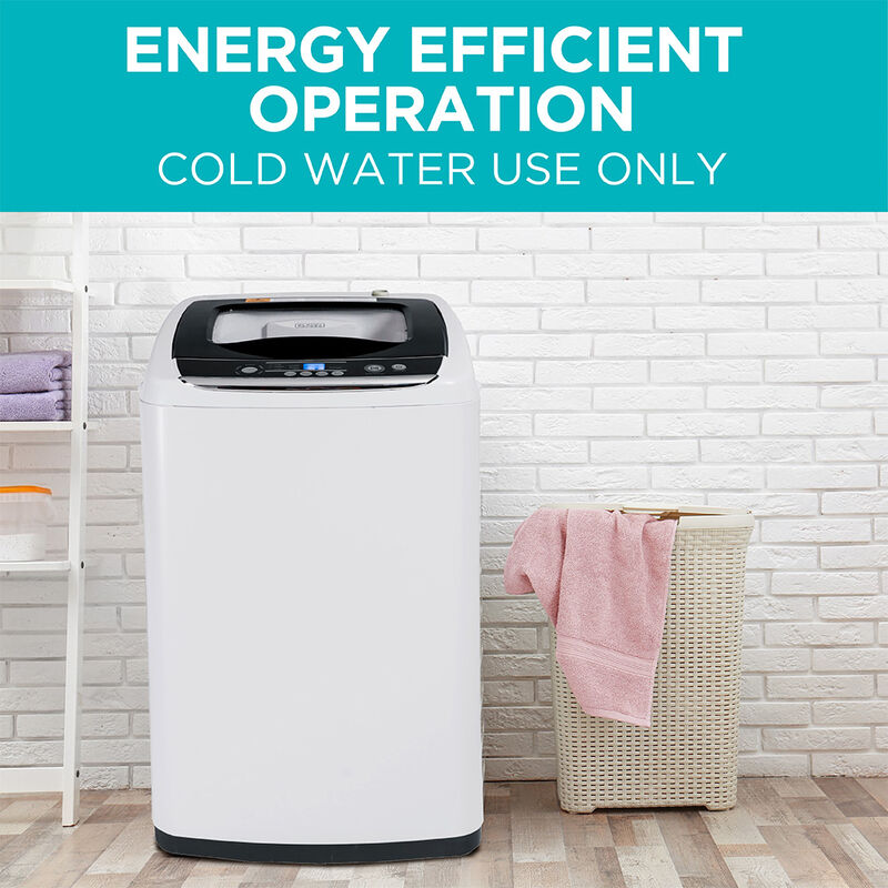 Black+Decker Portable Impeller 0.9 cu. ft. Top-Load Washer, White image number 5