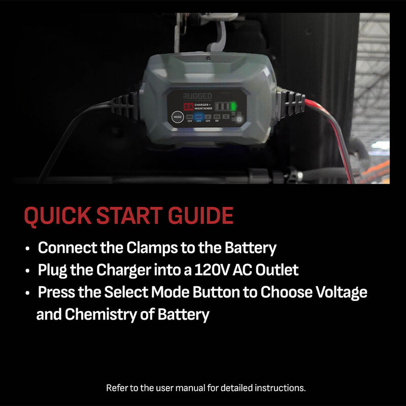 Schumacher SC1681 3A 12V Battery Charger and Maintainer image number 4