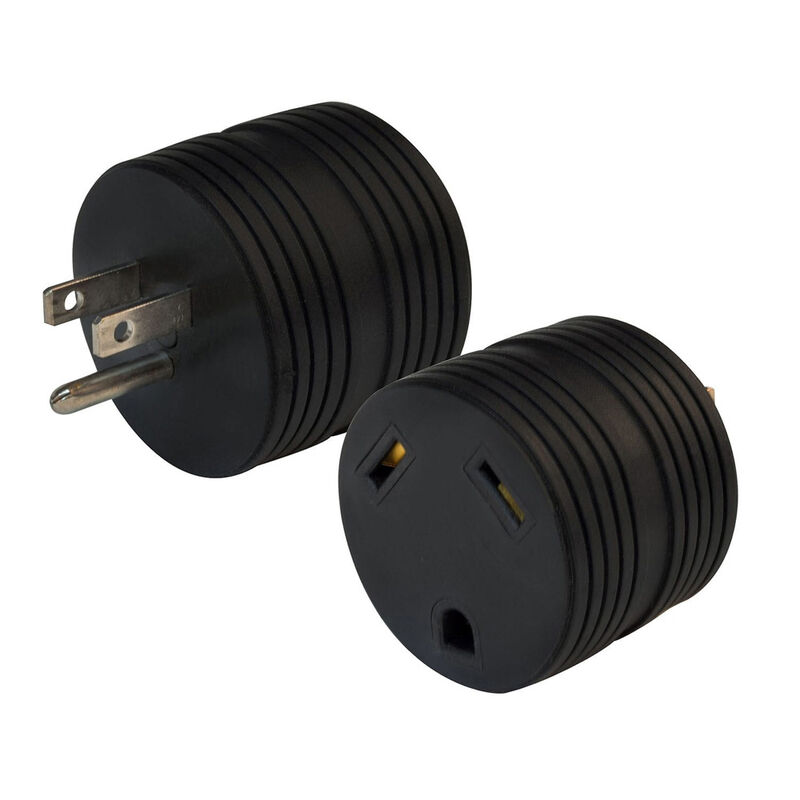 Valterra 15A Male to 30A Female Round Adapter Plug image number 1