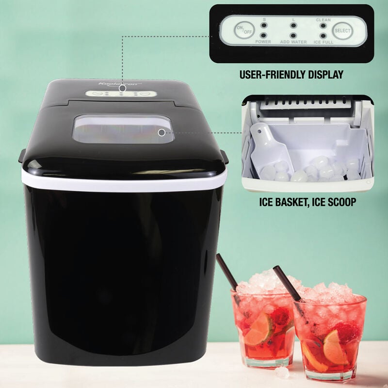 Koolatron KIM26B Compact Countertop Ice Maker image number 2