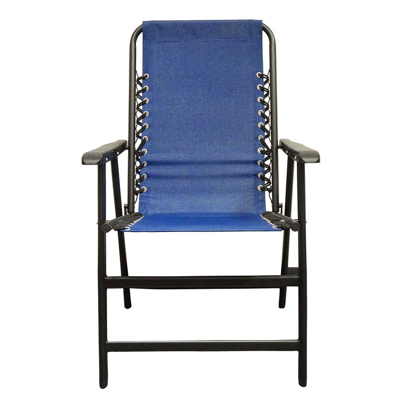 Caravan Canopy Infinity Suspension Folding Chair, Blue, 2-Pack image number 2
