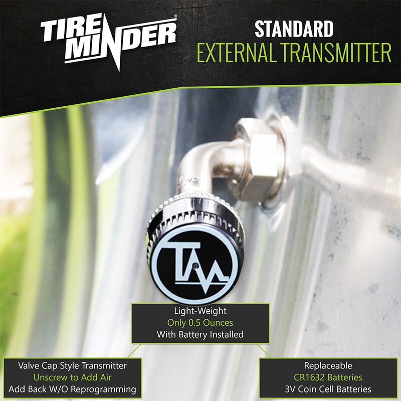 TireMinder i10 TPMS with 6 Flow-Through Transmitters for RVs, Motorhomes, 5th Wheels, Coaches, and Trailers image number 4