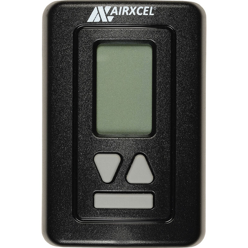 Coleman Mach Airxcel Bluetooth Wall Thermostat for ACs without Heat Pump, Heat/Cool, 12V DC, Black image number 1