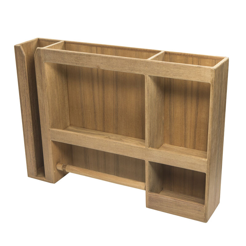 Whitecap Teak Dish/Cup/Paper Towel Rack image number 3