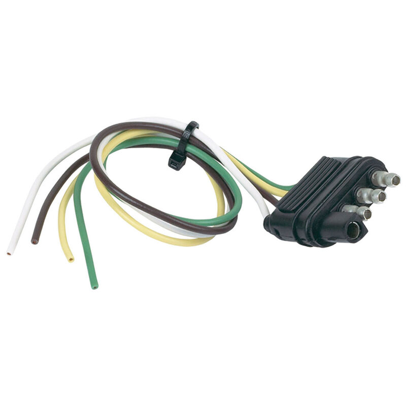 Husky Towing Trailer End 4 Flat Trailer Wiring Connector image number 2