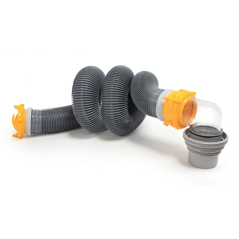 Camco SUPER 20FT RV Sewer Hose Kit w/ Clear Extender & Caps image number 8