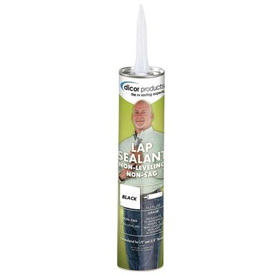 Dicor Non-Leveling Lap Sealant, Black