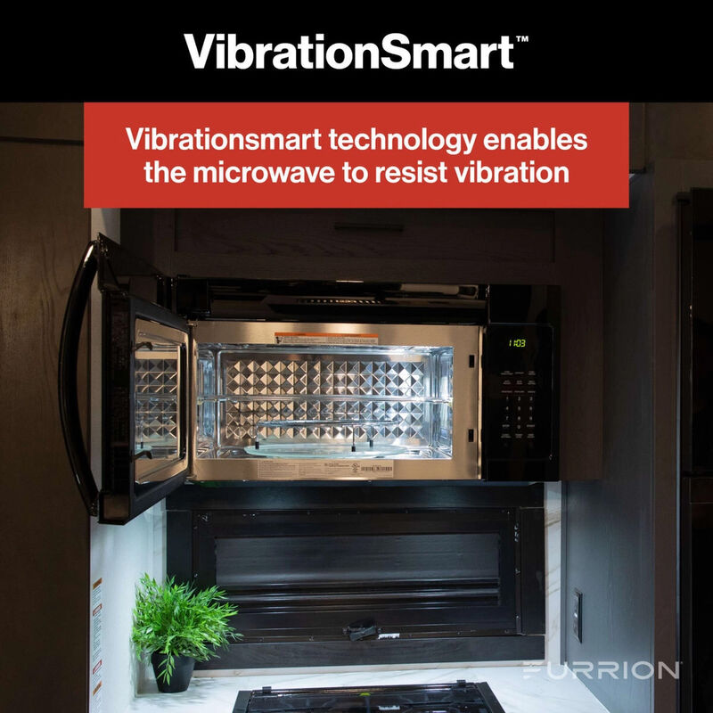  Furrion 1.5 cu. ft. Over-The-Range Convection RV Microwave Oven - Black image number 7