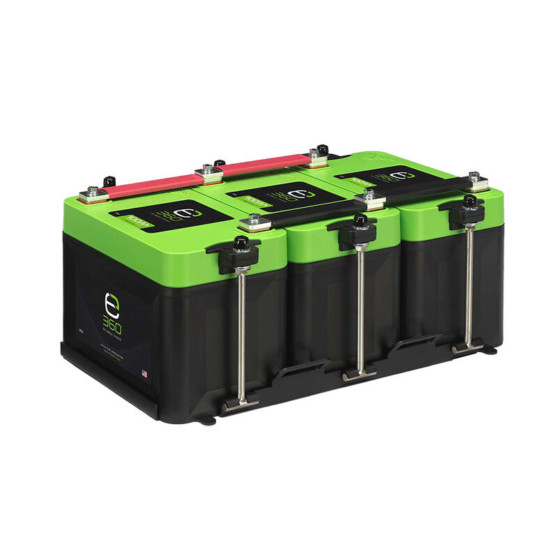 Expion360 Triple Mounting Kit for Group 27 100Ah and 120Ah Batteries image number 2