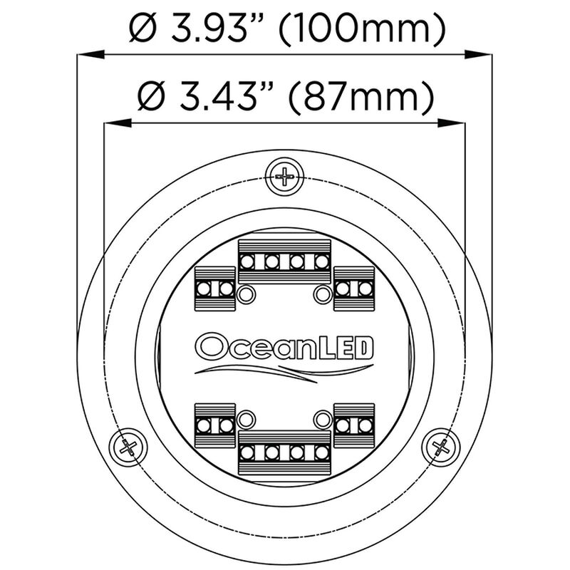 OceanLED Sport S3166S Underwater LED Light - Ultra White image number 5