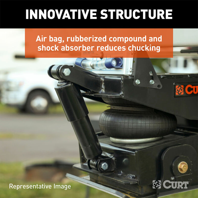 CURT L05 Flex Air Pin Box, 18,000 lbs. image number 5