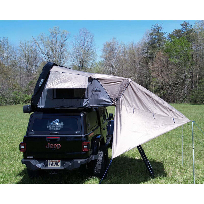 Overland Vehicle Systems Bushveld Awning for 4-Person Rooftop Tent image number 1