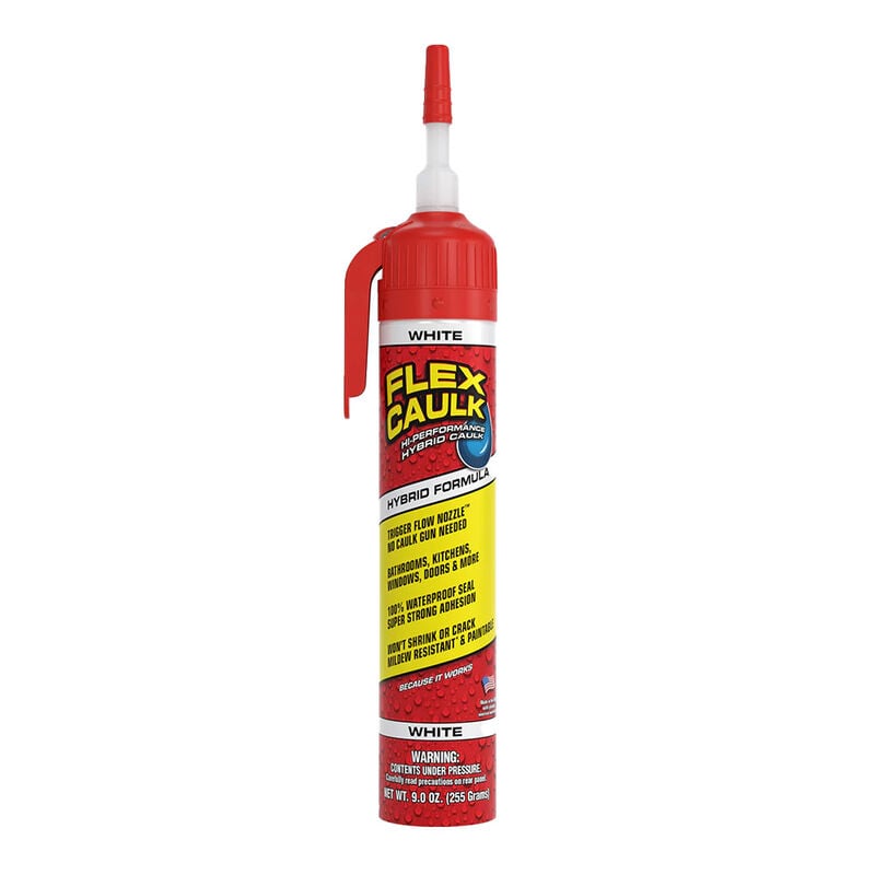 Flex Caulk, White Hybrid Formula, 9-oz. Pressurized Can image number 1