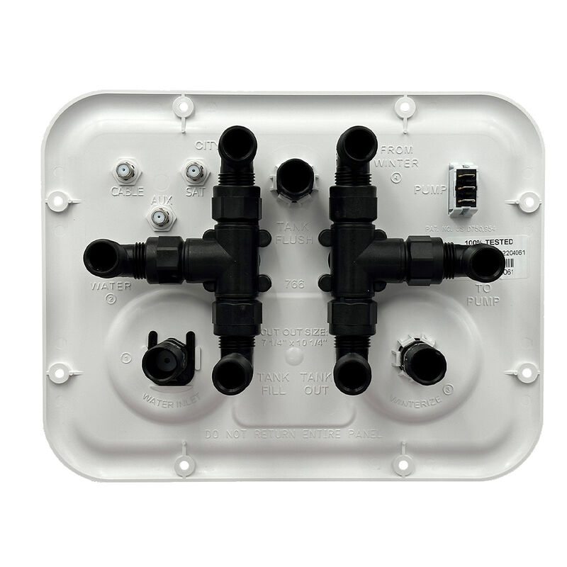 Nautilus P2.5 H2O System RV Multifunction City Water Fill Panel, Polar White image number 2