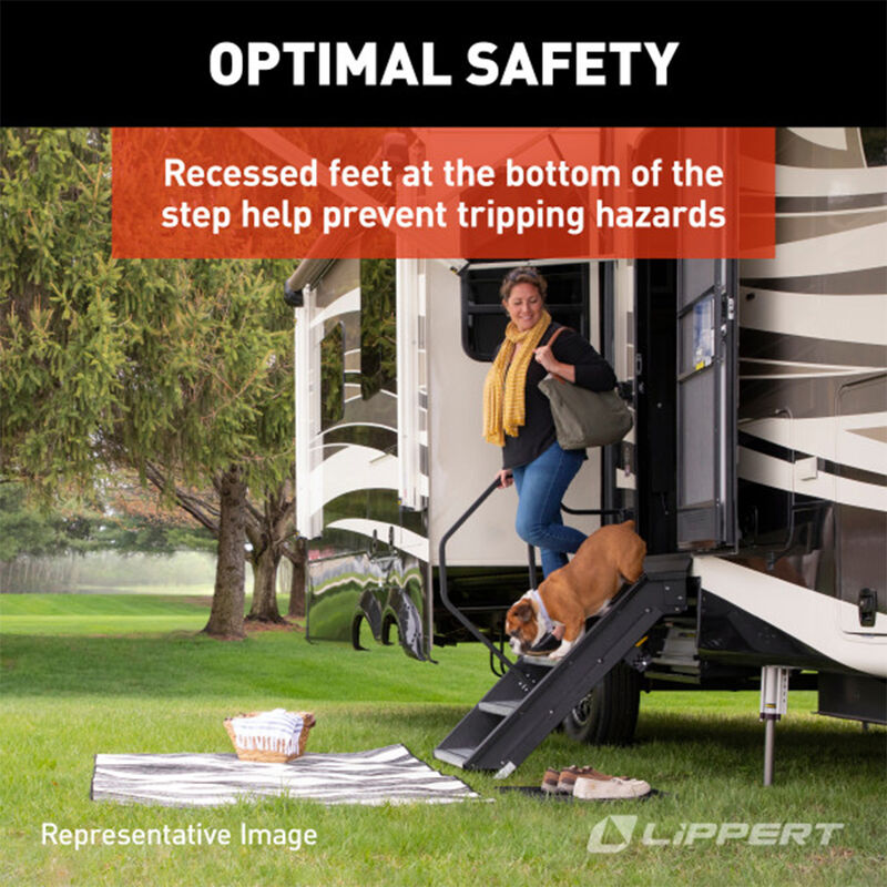 Lippert SolidStep RV Entry Triple 3-Step 26" System image number 8