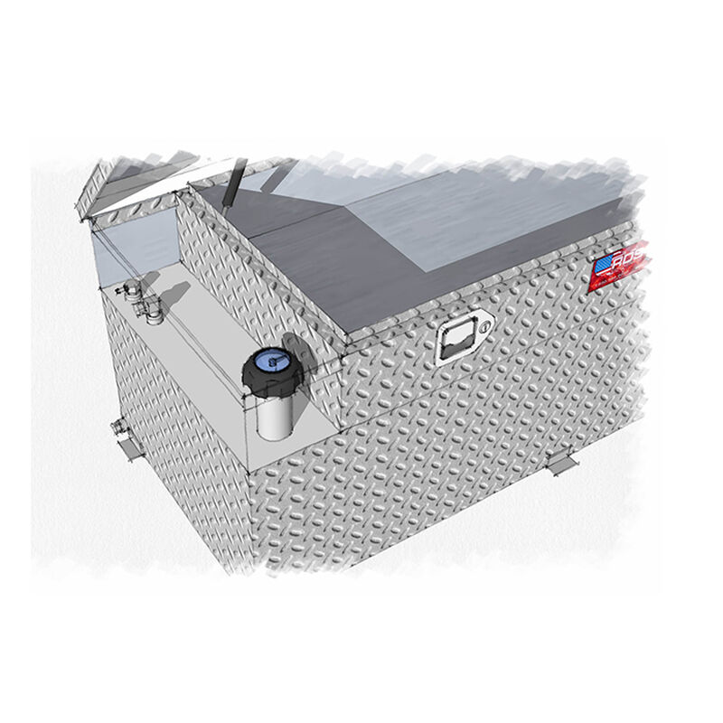 Auxiliary Combo Fuel & Tool Boxes, 90 gallon image number 3