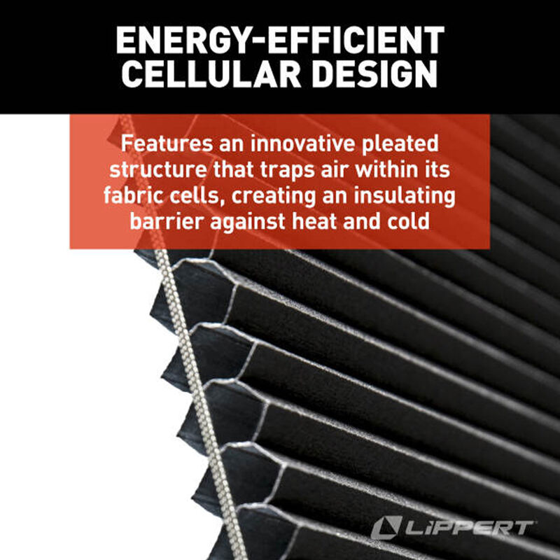 Lippert Thin Shade EcoCell Complete Window Shade Kit for RV Entry Doors image number 4