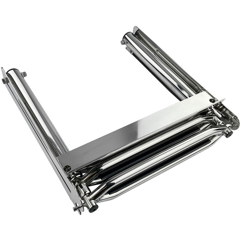 Overton's Slide-in 3 Step Telescopic Stainless Steel Swim Platform Ladder image number 2