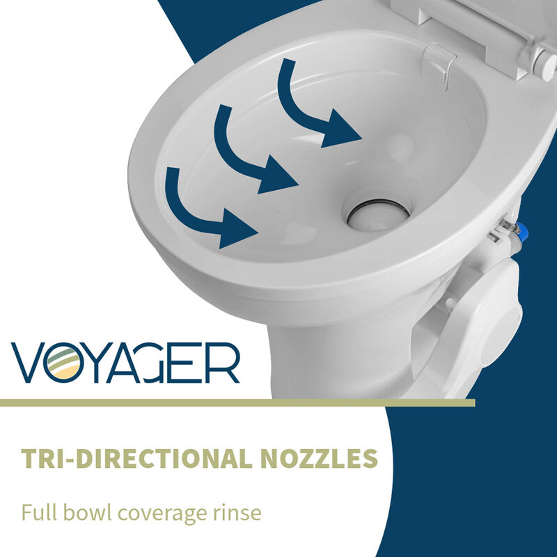 Invision Voyager Residential-Height Toilet with Porcelain Bowl image number 5