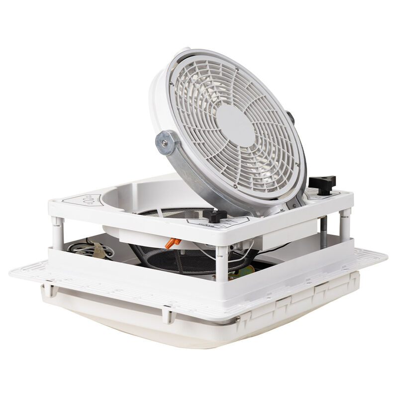 MaxxAir MaxxFan Pivoting Directional RV Rooftop Fan, White image number 3