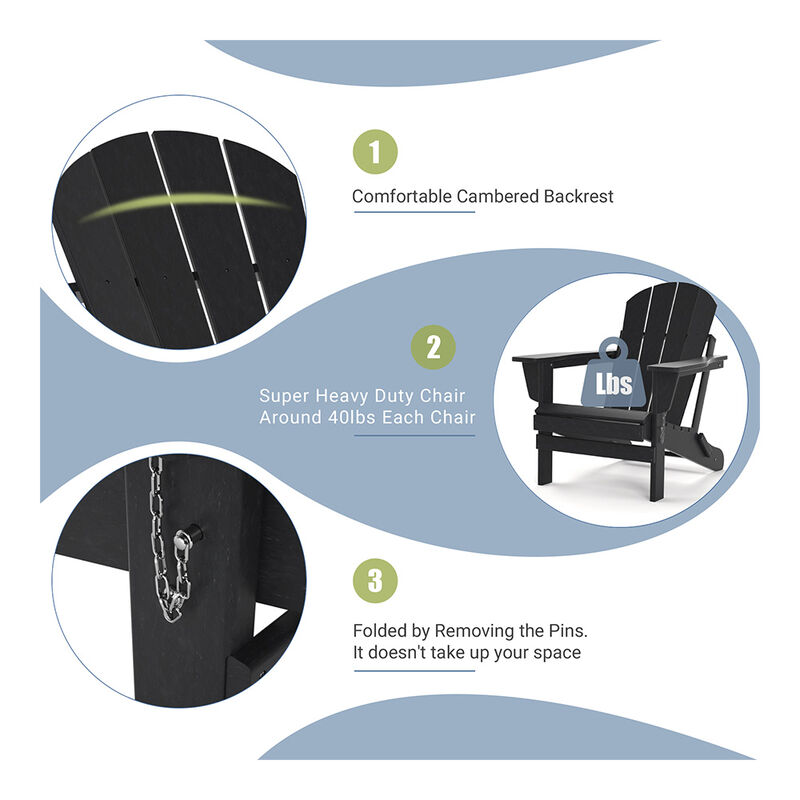 Upland Folding Adirondack Chair image number 5