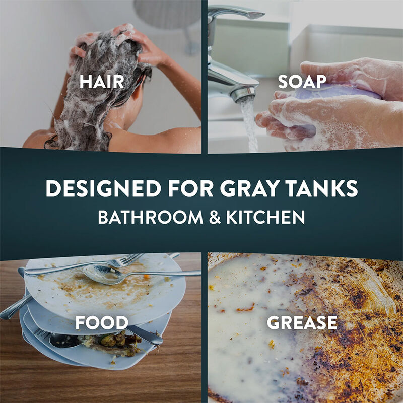 Liquified RV Gray Tank Treatment, Lemon Scent, 32 oz. image number 5