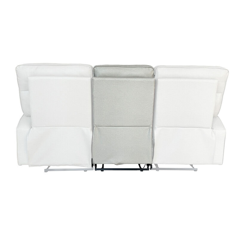 kathy ireland&reg; 76" Manual Entertainment Seating with 22" Center Recliner, Hernandez Bark image number 4