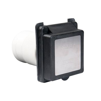 50A 125/250V Standard RV Power Inlet, Black