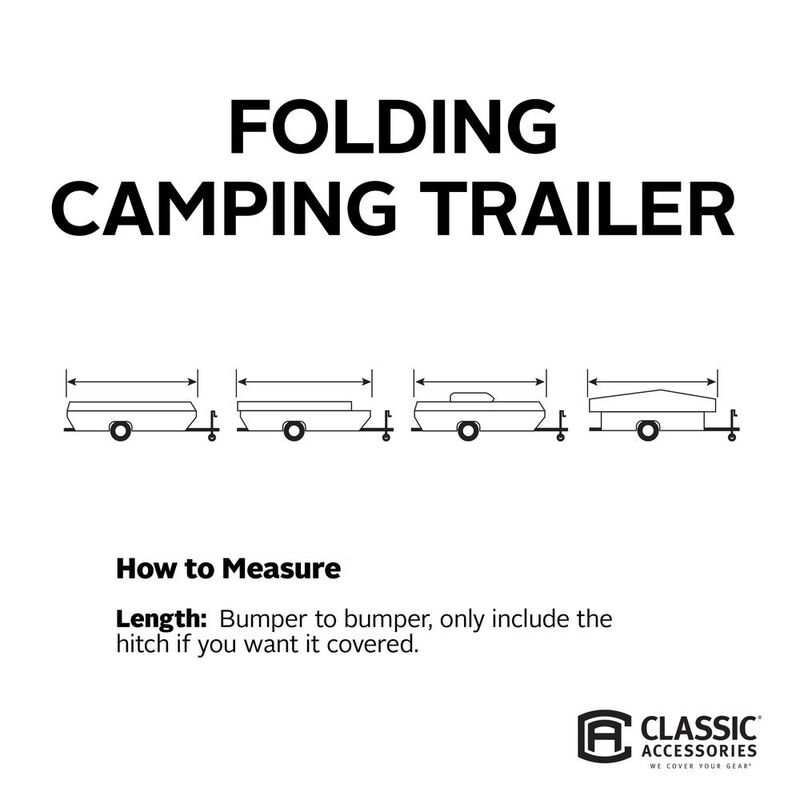 Classic Accessories PolyPRO 3, Folding Camper Cover, 14'-16' image number 2