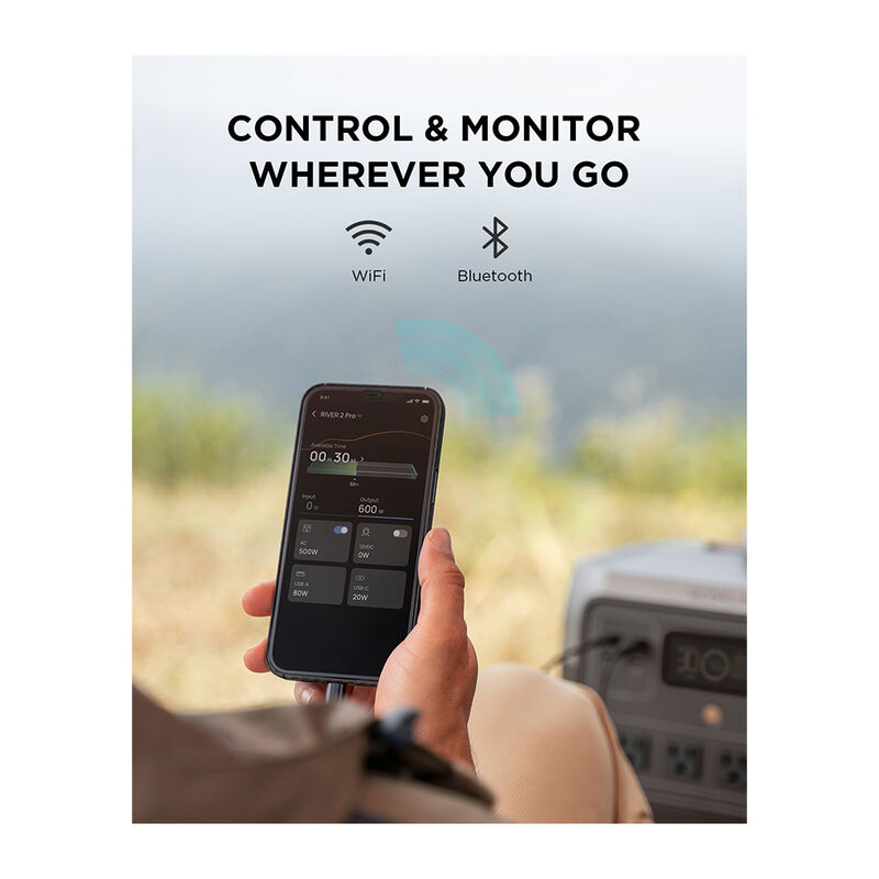 EcoFlow RIVER 2 Pro Portable Power Station with 220W Solar Panel image number 6